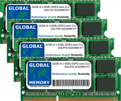 32GB KIT (4 x 8GB) 32GB KIT (4 x 8GB)
